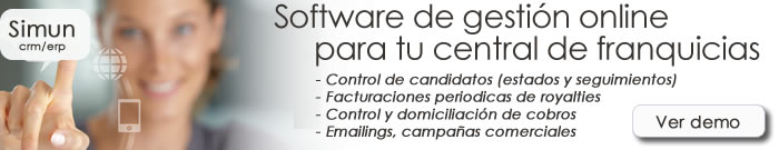 SIMUN. Software de gestión online para centrales franquiciadoras