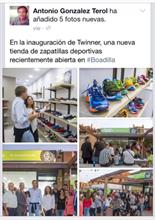 TWINNER - Twinner inaugura oficialmente su tienda Twinner Número Uno en Zapatillas de Boadilla del Monte