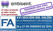 Ambiseint - Fernando Castillo representará a Ambiseint en Franquiatlantico