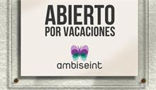 Ambiseint abierto por vacaciones