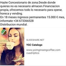 Yoim Horeca Caffe al Ginseng - Crea tu franquicia sin inversion en inmobilizado ni gastos fijos