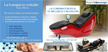 Crea tu propio negocio de masaje y electroestimulacion en camilla con dietas Crea tu propio negocio de masaje y electroestimulacion en camilla con dietas