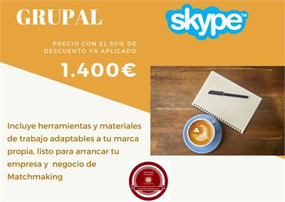 DESDE 1.400€ ABRE LAS PUERTAS DE TU AGENCIA DE RELACIONES PERSONALES Y MATCHMAKING DESDE 1.400€ ABRE LAS PUERTAS DE TU AGENCIA DE RELACIONES PERSONALES Y MATCHMAKING