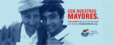 Foot on Mars dona el 15% de sus ventas online a AdoptaUnAbuelo.org