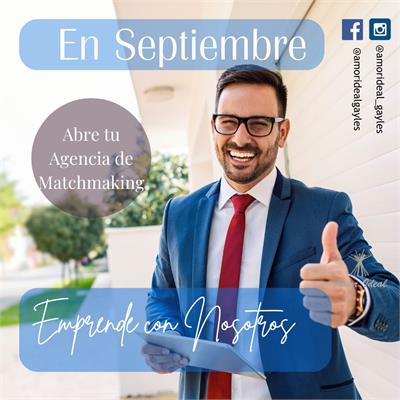 Amor Ideal-Gayles - Lanzan una microfranquicia de matchmaking con un canon reducido de 3.000 € para municipios de hasta 40.000 habitantes