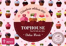 TOPHOUSE CHOCOLATE - EL GRUPO TOPHOUSE REALIZA UN CALENDARIO SOLIDARIO 2013 PARA LA AECC